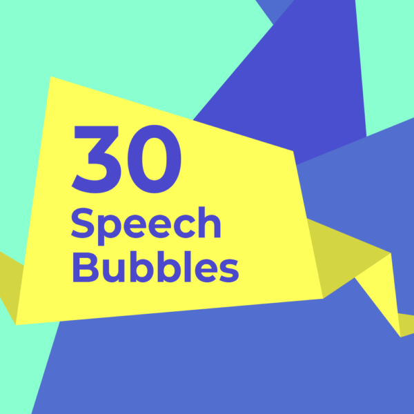 30 Speech Bubbles